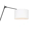 Steinhauer Luminaria de pared PRESTIGE CHIC cilíndrico, con interruptor, con pantalla, con brazo articulado, con enchufe E27 IP20