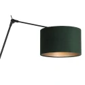 Steinhauer Luminaria de pared PRESTIGE CHIC cilíndrico, con interruptor, con pantalla, con brazo articulado, con enchufe E27 IP20