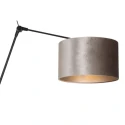 Steinhauer Luminaria de pared PRESTIGE CHIC cilíndrico, con interruptor, con pantalla, con brazo articulado, con enchufe E27 IP20