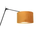 Steinhauer Luminaria de pared PRESTIGE CHIC cilíndrico, con interruptor, con pantalla, con brazo articulado, con enchufe E27 IP20