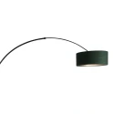 Steinhauer Luminaria de pedestal SPARKLED LIGHT cilíndrico, con interruptor, con pantalla, con enchufe, ajustable E27 IP20, negro mate 