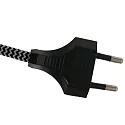 Luminaria de pared ELEGANT CLASSY con interruptor, con pantalla, con alivio de tensión, con enchufe, ajustable E27 IP20