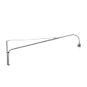 Steinhauer Luminaria de pared ELEGANT CLASSY con interruptor, con pantalla, con alivio de tensión, con enchufe, ajustable E27 IP20