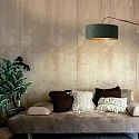 Steinhauer Luminaria de pared ELEGANT CLASSY con interruptor, con pantalla, con alivio de tensión, con enchufe, ajustable E27 IP20