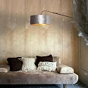 Steinhauer Luminaria de pared ELEGANT CLASSY con interruptor, con pantalla, con alivio de tensión, con enchufe, ajustable E27 IP20