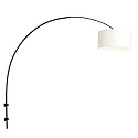 Steinhauer Luminaria de pared SPARKLED LIGHT cilíndrico, con pantalla, ajustable E27 IP20, negro mate 
