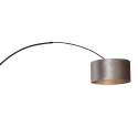 Steinhauer Luminaria de pared SPARKLED LIGHT cilíndrico, con pantalla, ajustable E27 IP20, negro mate 