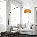 Steinhauer Luminaria de pared SPARKLED LIGHT cilíndrico, con pantalla, ajustable E27 IP20, negro mate 