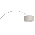 Steinhauer Luminaria de pared SPARKLED LIGHT cilíndrico, con pantalla, ajustable E27 IP20, acero cepillado 