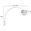 Steinhauer Luminaria de pared SPARKLED LIGHT cilíndrico, con pantalla, ajustable E27 IP20, acero cepillado 