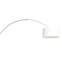 Steinhauer Luminaria de pared SPARKLED LIGHT cilíndrico, con pantalla, ajustable E27 IP20, acero cepillado 