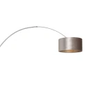 Steinhauer Luminaria de pared SPARKLED LIGHT cilíndrico, con pantalla, ajustable E27 IP20, acero cepillado 