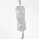 Steinhauer Luminaria de pared SPARKLED LIGHT cilíndrico, con pantalla, ajustable E27 IP20, acero cepillado 
