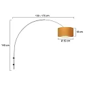 Steinhauer Luminaria de pared SPARKLED LIGHT cilíndrico, con pantalla, ajustable E27 IP20, acero cepillado 