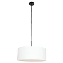 Luminaria colgante SPARKLED LIGHT cilíndrico, con pantalla E27 IP20, negro mate regulable