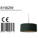 Steinhauer Luminaria colgante SPARKLED LIGHT cilíndrico, con pantalla E27 IP20, negro mate regulable
