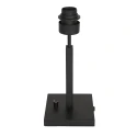 table lamp STANG up, short, with switch, with shade, with plug E27 IP20, black matt dimmable