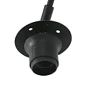 Steinhauer Luminaria de pared SPARKLED LIGHT semicircular, con pantalla, ajustable E27 IP20, negro mate 
