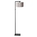 Steinhauer Luminaria de pedestal STANG abajo, con interruptor, con pantalla, con enchufe E27 IP20, negro mate regulable