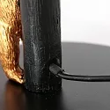 anne light & home Luminaria de mesa ANIMAUX - OURSES arriba, con interruptor, con pantalla, con enchufe E27 IP20, negro mate 