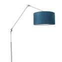 Steinhauer Luminaria de pedestal PRESTIGE CHIC cilíndrico, con interruptor, con pantalla, con brazo articulado, con enchufe E27 IP20
