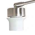 Steinhauer Luminaria de pared PRESTIGE CHIC cilíndrico, con interruptor, con pantalla, con brazo articulado, con enchufe E27 IP20