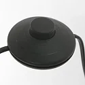 Luminaria de pedestal PRESTIGE CHIC cilíndrico, con interruptor, con pantalla, con brazo articulado, con enchufe E27 IP20