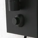 Luminaria de pared PRESTIGE CHIC cilíndrico, con interruptor, con pantalla, con brazo articulado, con enchufe E27 IP20
