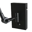 Steinhauer Luminaria de pared PRESTIGE CHIC cilíndrico, con interruptor, con pantalla, con brazo articulado, con enchufe E27 IP20