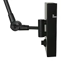 Steinhauer Luminaria de pared PRESTIGE CHIC cilíndrico, con interruptor, con pantalla, con brazo articulado, con enchufe E27 IP20