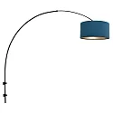 Steinhauer Luminaria de pared SPARKLED LIGHT cilíndrico, con interruptor, con pantalla, con enchufe, ajustable E27 IP20, negro mate 