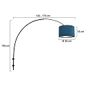 Steinhauer Luminaria de pared SPARKLED LIGHT cilíndrico, con interruptor, con pantalla, con enchufe, ajustable E27 IP20, negro mate 