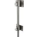 Steinhauer Luminaria de pared SPARKLED LIGHT cilíndrico, con interruptor, con pantalla, con enchufe, ajustable E27 IP20, acero cepillado 