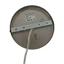Steinhauer Luminaria colgante SPARKLED LIGHT cilíndrico, con pantalla E27 IP20, acero cepillado regulable
