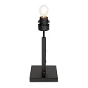 Steinhauer Luminaria de mesa STANG arriba, con interruptor, con pantalla, con enchufe E27 IP20, negro mate regulable