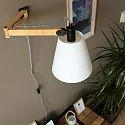 Mexlite Mexlite Wall luminaire DION, 1 flame, beech