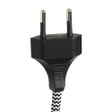 Steinhauer Luminaria de pared ELEGANT CLASSY con interruptor, con pantalla, con alivio de tensión, con enchufe, ajustable E27 IP20