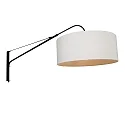 Steinhauer Luminaria de pared ELEGANT CLASSY con interruptor, con pantalla, con alivio de tensión, con enchufe, ajustable E27 IP20