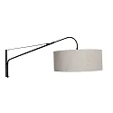 Steinhauer Luminaria de pared ELEGANT CLASSY con interruptor, con pantalla, con alivio de tensión, con enchufe, ajustable E27 IP20