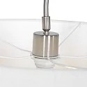 Steinhauer Luminaria de pared ELEGANT CLASSY con interruptor, con pantalla, con alivio de tensión, con enchufe, ajustable E27 IP20
