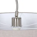 Steinhauer Luminaria de pared ELEGANT CLASSY con interruptor, con pantalla, con alivio de tensión, con enchufe, ajustable E27 IP20