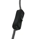 Steinhauer Luminaria de pared ELEGANT CLASSY con interruptor, con pantalla, con alivio de tensión, con enchufe, ajustable E27 IP20