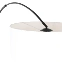 Steinhauer Luminaria de pedestal SPARKLED LIGHT cilíndrico, con interruptor, con pantalla, con enchufe, ajustable E27 IP20