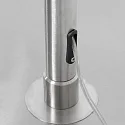 Steinhauer Luminaria de pedestal SPARKLED LIGHT cilíndrico, con interruptor, con pantalla, con enchufe, ajustable E27 IP20