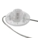 Steinhauer Luminaria de pedestal SPARKLED LIGHT cilíndrico, con interruptor, con pantalla, con enchufe, ajustable E27 IP20