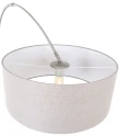 Steinhauer Luminaria de pedestal SPARKLED LIGHT cilíndrico, con interruptor, con pantalla, con enchufe, ajustable E27 IP20