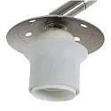 Steinhauer Luminaria de pedestal SPARKLED LIGHT cilíndrico, con interruptor, con pantalla, con enchufe, ajustable E27 IP20