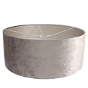 Pantalla KAPPEN - Ø 50CM cilíndrico, plata