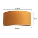 Steinhauer shade KAPPEN - Ø 50CM cylindrical, gold matt, sand coloured
