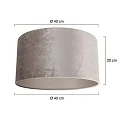 Steinhauer shade KAPPEN - Ø 40CM flat, cylindrical, silver